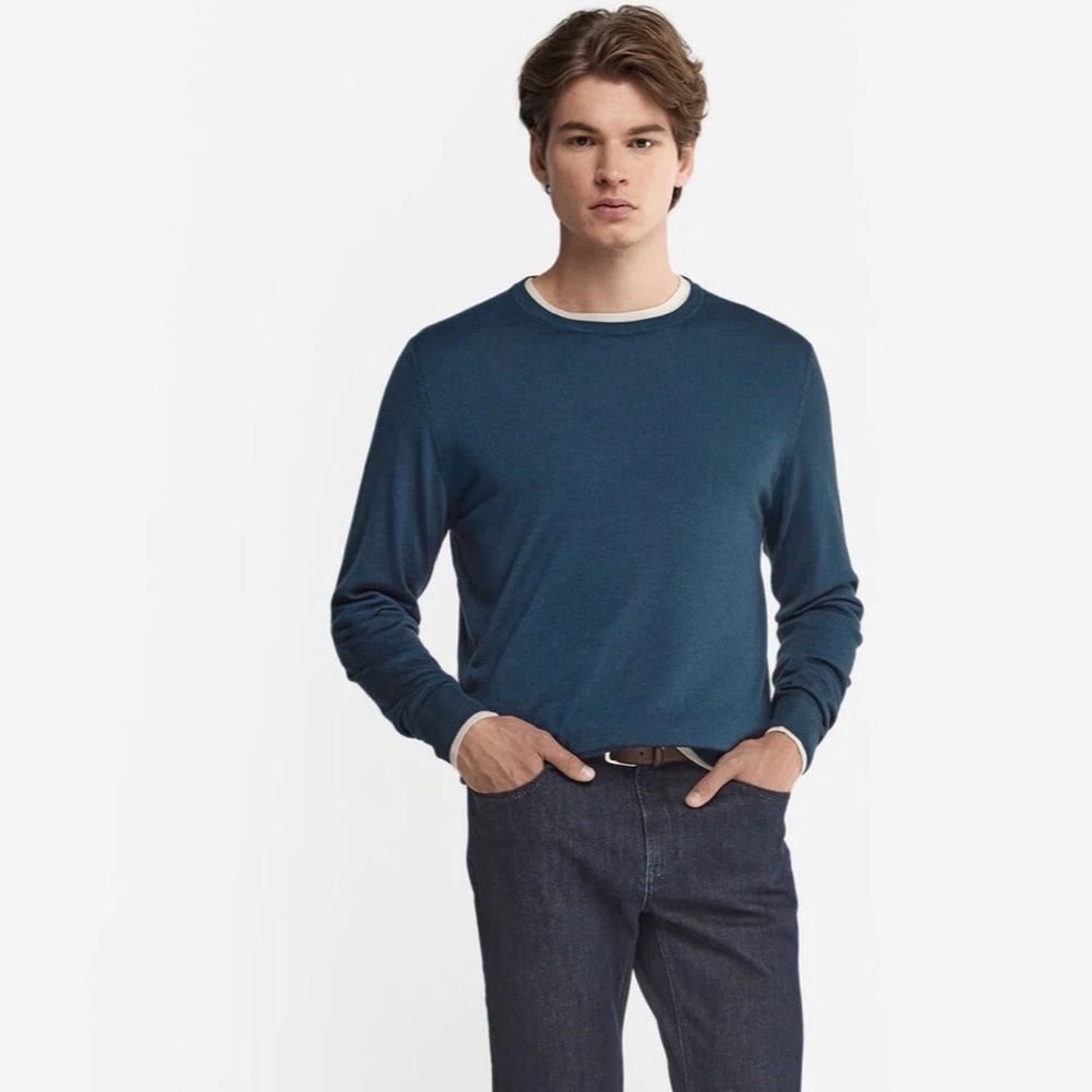 Ultrasoft Cashmere Crewneck Sweater by Falconeri.  New with tags.